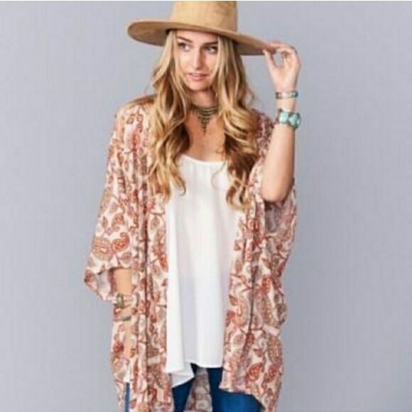 SHOW ME YOUR MUMU Bali Kimono - Size Small - Picture 1 of 5